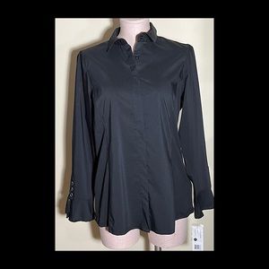 Zac & Rachel Poly Cotton Black Blouse